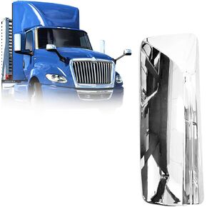 Chrome Door Mirror Cover Left Driver Side LH Compatible With International LT625 2018+ Truck in Kuwait