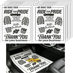 100Pcs Disposable Car Paper Floor Mats 16x20 Inch, Detailing Floor Mats Paper, Car Wash Paper Floor Mats- Kraft Paper Mats for Auto Detailing, Repair & Car Wash in Saudi Arabia