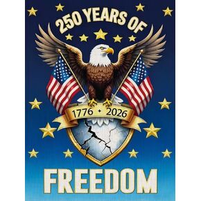 USZDL American Flag Diamond Art Kits for Adults,DIY Round Full Drill 5D Diamond Painting Kits for Beginners,Eagle Diamond Dots Paintings Picture Gem Art Kits for Adults,Home Wall Decor 12X16 in in Saudi Arabia