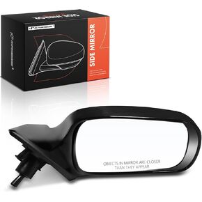A-Premium Passenger Side Manual Door Mirror - Compatible with Toyota Camry 1997 1998 1999 2000 2001 - Non-Heated Manual Folding Black Outside Rear View Mirror in Kuwait