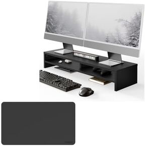 Fenge Monitor Stand 31.5 Inch Computer Monitor Riser for Desk, Water Resistant Desk Pad Mat in Saudi Arabia