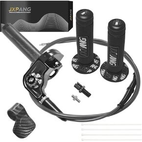 Aluminum Alloy Quick Twist Throttle Assembly 7/8" 22mm with Cable, Universal Throttle Grips Kit for Dirt Pit Bike ATV Mini Bike CRF KLX SSR TTR 50cc-250cc in Saudi Arabia