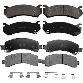 PM Auto Front Rear Brake Pads Replacement For 2004-2006 Chevrolet Avalanche 1500, Set of 8 Ceramic Brakes Pads in Kuwait