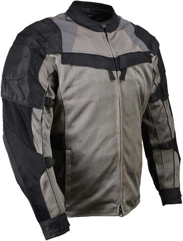 Milwaukee Leather Men’s CE Armored All-Season Motorcycle Jacket - Protective Textile Racer Design in Kuwait