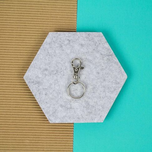 Lucky Line Mini Trigger Snap, Nickel Plated Zinc with Split Ring (44301) in Kuwait
