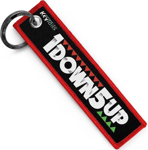 KEYTAILS Keychains, Premium Quality Key Tag for Motorcycle, Scooter, ATV, UTV [1 Down 5 Up - 65432N1] in Saudi Arabia