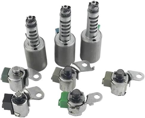 8PCS AW55-51 AF33RE5F22A AW55-51SN Complete Transmission Valve Body Solenoids Compatible For Saab Volvo Satun Chevrolet in Saudi Arabia