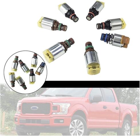 7 قطع 6R80 صمام نقل الحركة طقم الملف اللولبي للجسم متوافق مع F-150/إكسبيديشن in Kuwait