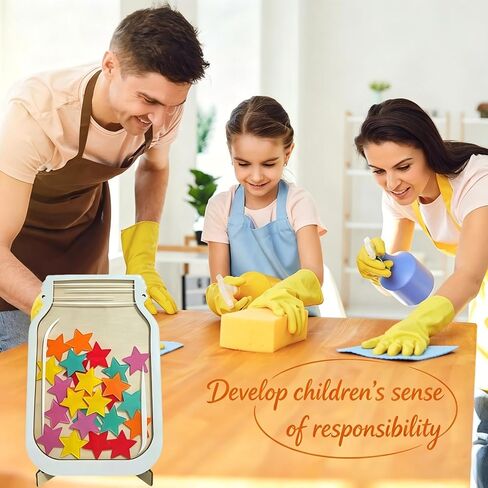 Magnetic Reward Jar, Star Jar Reward System, Star Chart for Student Behavior, Behavior Reward Chart for Classroom Homework, Home Potty Training in Saudi Arabia