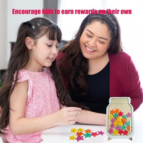 Magnetic Reward Jar, Star Jar Reward System, Star Chart for Student Behavior, Behavior Reward Chart for Classroom Homework, Home Potty Training in Saudi Arabia