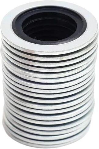 Car Oil Pan Drain Aluminum Alloy Sealing Gasket For Bonded Seal Washer Car Accessories 110265505R(50pcs) in Saudi Arabia