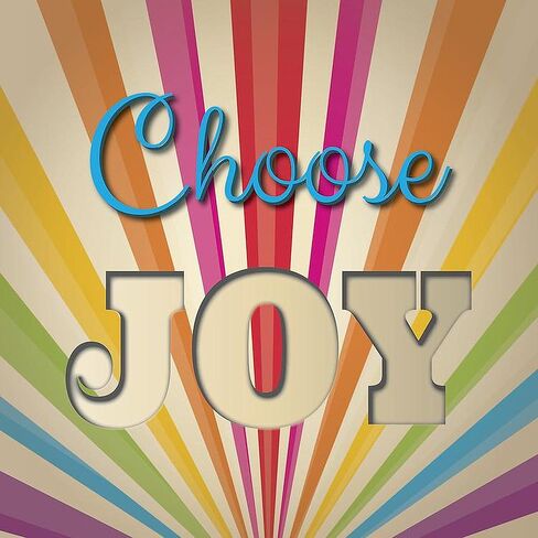 CafePress Choose Joy 5.5" Round Car Magnet Magnetic Bumper Display in Saudi Arabia