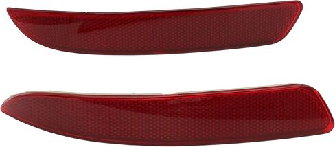 Forwinparts Car Rear Bumper Reflector Strip Cover for BMW X5 E70 2007 2008 2009 2010 2011 2012 2013 Left Right Side 63217158949 63217158950 ABS Red Gray (Set of 2) in Kuwait