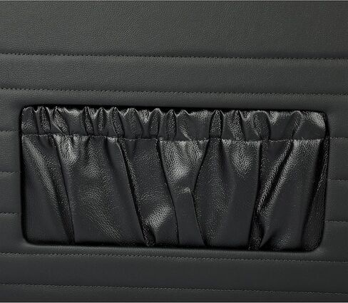 KUAFU Door Panels Compatible with 1965-1977 Volkswagen Beetle Vw Street Baja Bug w/Pockets Leather Black 4 Pcs in Kuwait
