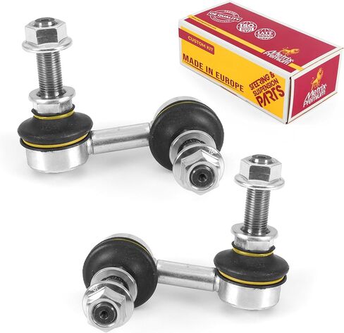 Metrix Premium Chassis Parts - Front Left & Right Sway Bar Stabilizer End Link Kit Fits 07-08 Infiniti G35 AWD, 08-12 EX35 AWD, 09-13 G37 AWD, 11-13 M37 AWD, 11-13 M56, K750210 K750209 Made in Europe in Saudi Arabia