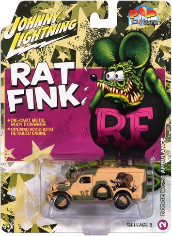 Johnny Lightning - Rat Fink Dodge WC54 (JLSP394 from JLPC015) in Kuwait