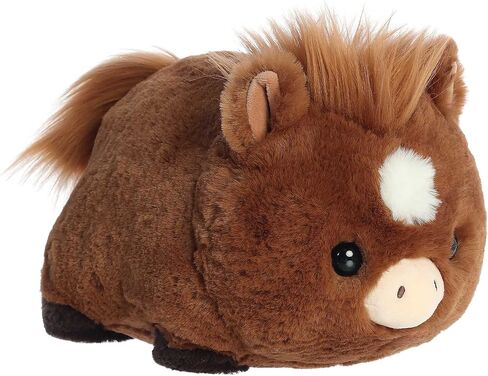 Aurora® Adorable Spudsters™ Hudson Horse™ Stuffed Animal - Comforting Cuddles - Playful Companions - Brown 10 Inches in Kuwait