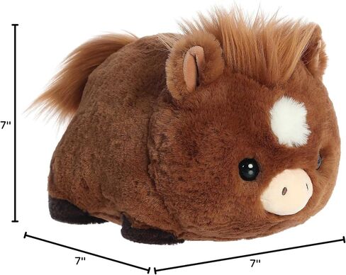 Aurora® Adorable Spudsters™ Hudson Horse™ Stuffed Animal - Comforting Cuddles - Playful Companions - Brown 10 Inches in Kuwait