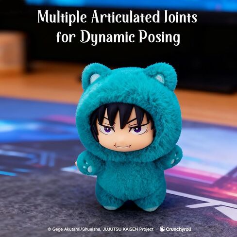 puremind JJK Plush Figures 6-Pack Set, Officially Licensed Jujutsu Kaisen Blind Box Plushies, 6 Unique Vinyl Plush Mini Figures with No Duplicates, Cat-Ear Anime Plush Collectible Gift Set in Saudi Arabia