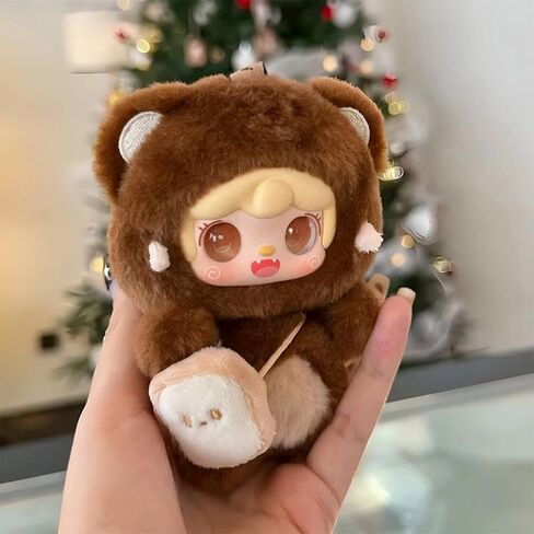 Yooki Take A Bite of Bear Series Plush Box Cute Action Figures Collectible Mystery Stuffed Doll Toys Bag Charm Pendant Keychain Birthday Valentine Gift for Friends Family Kids in Saudi Arabia