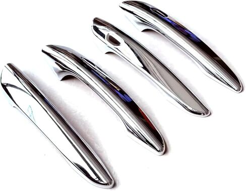 Exterior Car Accessories for Mazda New CX-70 CX70 CX-90 CX90 2025 2026 Side Door Handle Cover ABS 4PCS (with Smart Key Hole) Chrome in Saudi Arabia