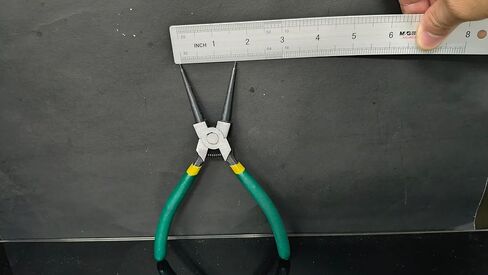 4-piece Snap Ring Plier Set, 7 in (17.8 cm) Round Nose C-Clamp, for Snap Ring Removal, with green Storage Case in Kuwait