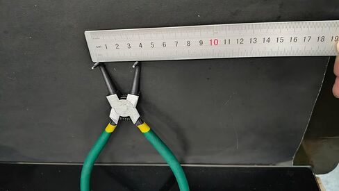 4-piece Snap Ring Plier Set, 7 in (17.8 cm) Round Nose C-Clamp, for Snap Ring Removal, with green Storage Case in Kuwait