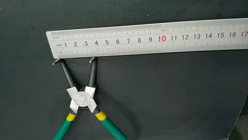 4-piece Snap Ring Plier Set, 7 in (17.8 cm) Round Nose C-Clamp, for Snap Ring Removal, with green Storage Case in Kuwait