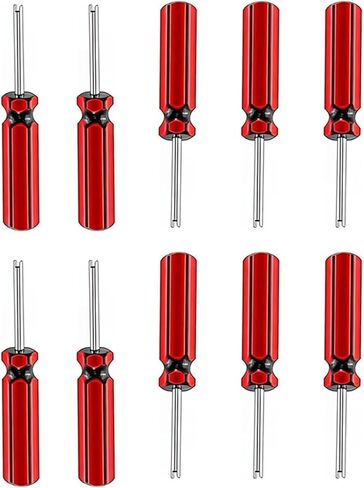 Valve Core Removal Tool Car Tire Valve Stem Tool Motorcycle Truck Bike Screwdriver Tire Repair Install Tool for All Standard Valve Cores (10) in Saudi Arabia