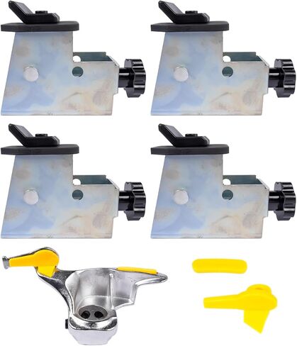 4PCS Tire Changer Adapter Kit with Duck Head Replacement for ATV Motorcycle Tire Metal Tire Adapter Rim Clamp and Mount/Demount Duck Head in Saudi Arabia