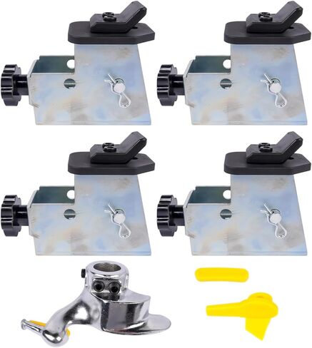 4PCS Tire Changer Adapter Kit with Duck Head Replacement for ATV Motorcycle Tire Metal Tire Adapter Rim Clamp and Mount/Demount Duck Head in Saudi Arabia