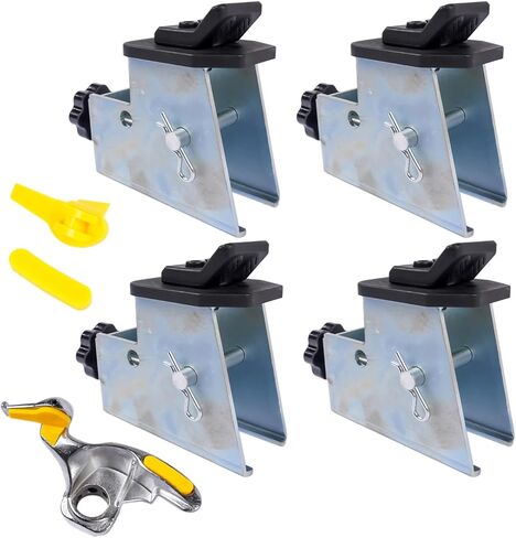 4PCS Tire Changer Adapter Kit with Duck Head Replacement for ATV Motorcycle Tire Metal Tire Adapter Rim Clamp and Mount/Demount Duck Head in Saudi Arabia