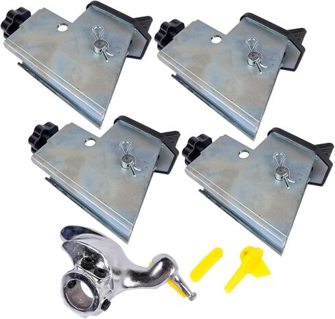 4PCS Tire Changer Adapter Kit with Duck Head Replacement for ATV Motorcycle Tire Metal Tire Adapter Rim Clamp and Mount/Demount Duck Head in Saudi Arabia