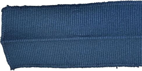 Replacement Ribbed Collar for T-Shirts & Sweatshirts – Knit Rib Neckband for Repairing Worn or Stretched Necklines Black Color in Saudi Arabia