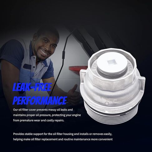 Oil Filter Housing Cap Assembly with Plug & Gasket Compatible with Toyota Camry RAV4 Highlander Sienna Tacoma Tundra 4Runner Lexus ES300h RX350 ES350 ES300h LS460 RX330 15620-31060 15643-31050 in Kuwait