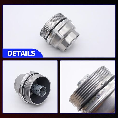 Oil Filter Housing Cap Assembly with Plug & Gasket Compatible with Toyota Camry RAV4 Highlander Sienna Tacoma Tundra 4Runner Lexus ES300h RX350 ES350 ES300h LS460 RX330 15620-31060 15643-31050 in Kuwait