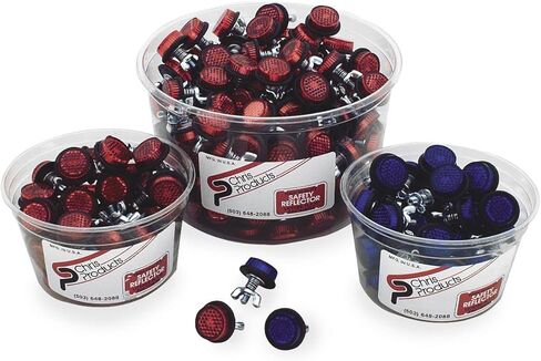 Chris Products Mini License Plate Reflectors - Red CH150R in Kuwait