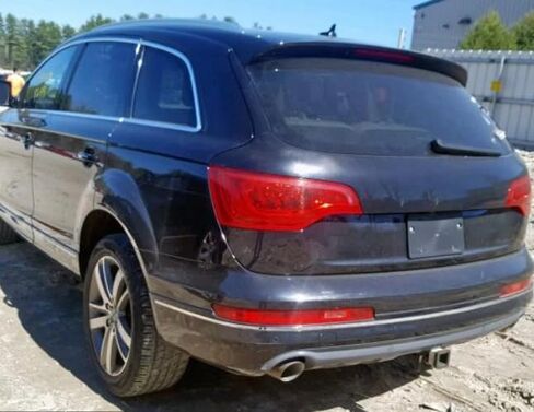 Rear Trunk Lid License Plate Bracket for Audi Q7 SQ7 2010–2025 – Holder Set with Bolts, Relocator Adapter Tailgate Trunk Lid Tag Mount Mounting Kit, Quality Plate Holders, Premium Car Accessories in Saudi Arabia