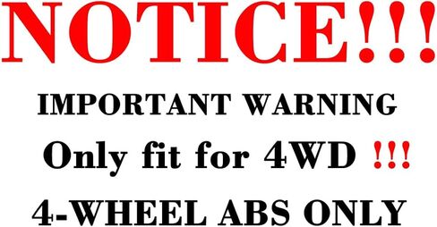 FKG 515073 Front Wheel Bearing Hub Assembly fit for 2002-2005 Dodge Ram 1500 (4WD Only 4 Wheel ABS Only), Set of 2 in Kuwait
