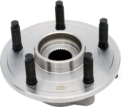 FKG 515073 Front Wheel Bearing Hub Assembly fit for 2002-2005 Dodge Ram 1500 (4WD Only 4 Wheel ABS Only), Set of 2 in Kuwait
