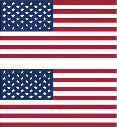 10 pcs 5 x 3 inch USA Flag Decal Sticker with Thin Blue Line for Cars Trucks, 5 x 3 inch American USA Flag Decal Sticker Honoring Police Law Enforcement Vinyl Window Bumper Tape in Kuwait
