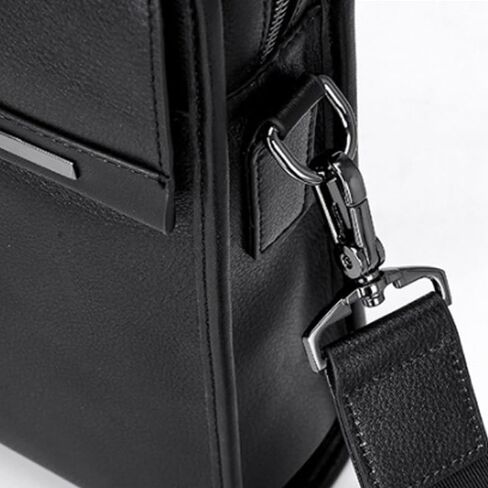 Men's Leather Handbag Cowhide Computer Bag 14 Inch Business Briefcase in Saudi Arabia