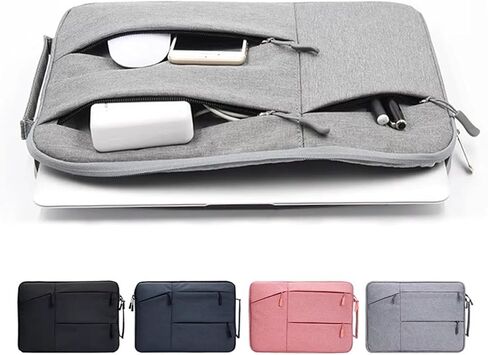 Laptop Bag Laptops Bag Waterproof Notebook Case Sleeve For Computer Handbag Briefcase(Gray,15.6-16 inch) in Kuwait