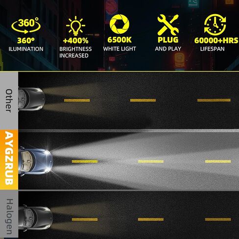 Light Bulbs Fit For Chevrolet Camaro 2010-2013,Hi Lo Dual Beam fog light,High Performance lights Bulb Combo,T10 License Plate Light,6-Pack in Kuwait