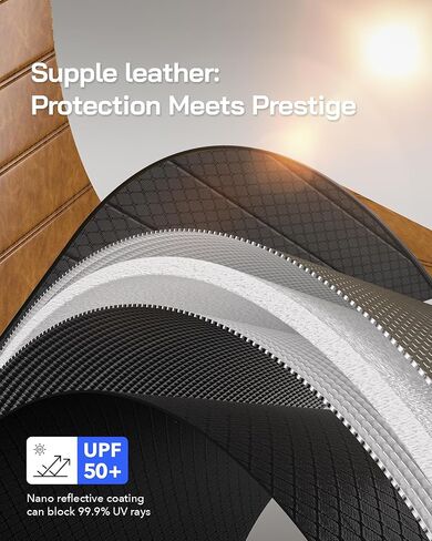 Pigenius Windshield Sun Shade for Ford Bronco 2021-2026, Custom Fit Front Window Sunshade - Leather in Kuwait