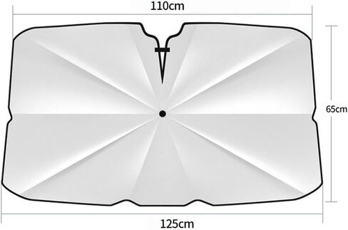 Car Windshield Sun Shade Umbrella for Honda Element 2003-2011,Sun Protection Shield Cover Automotive Parasol Curtain Vehicle Sun Visor, B - Open-Small in Kuwait