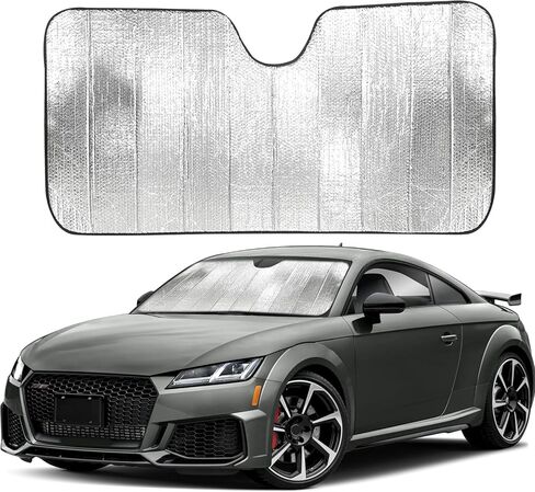 Car Windshield Sun Shade for Chevy Equinox GMC Terrain 2025 2026, Accordion Foldable Windshield Sun Shade, Front Window Shade, 99% UV Blocking,140 * 70 in Kuwait