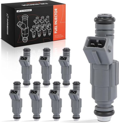 A-Premium 4 Holes Set of 8 Fuel Injectors Compatible with Chevrolet Camaro, Corvette & Pontiac Firebird, 1999-2000, 5.7L, Replace# 12456154 in Saudi Arabia