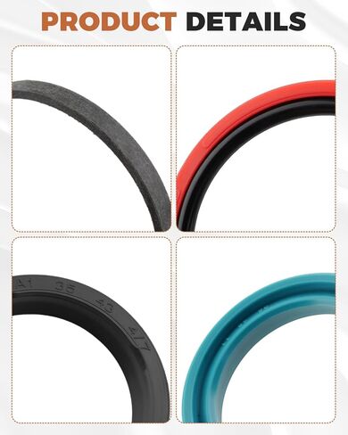 Hydraulic Cylinder Seal Kit Fit for Kubota Compact Tractor Loader LA1153S, LA1154A, LA1154S, LA1154E, LA1154SU Loader Boom & Bucket Cylinders Replace 7J417-64920 7J417-63400 in Saudi Arabia