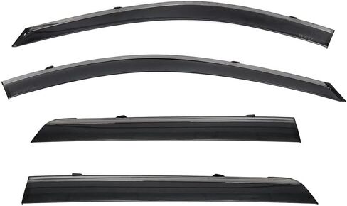 WellVisors Window Visors Wind Deflectors Compatible with Nissan Pathfinder 2022-2026 with Black Trim Rain Guards 3-847NS028 in Kuwait